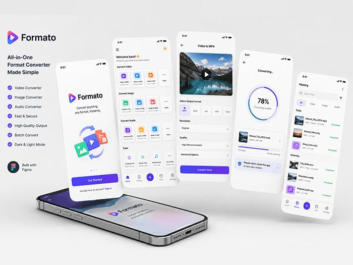Bfind mobile app UI/UX design by Kerala-based designer